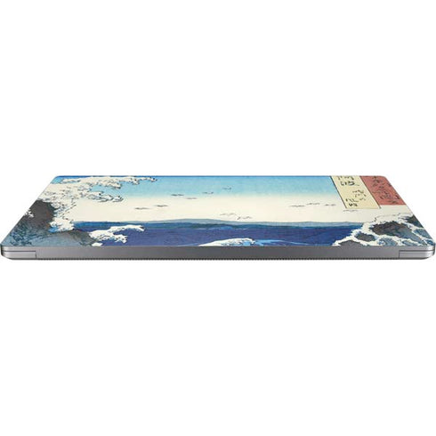 View of the Naruto whirlpools at Awa by Hiroshige Laptop Skins